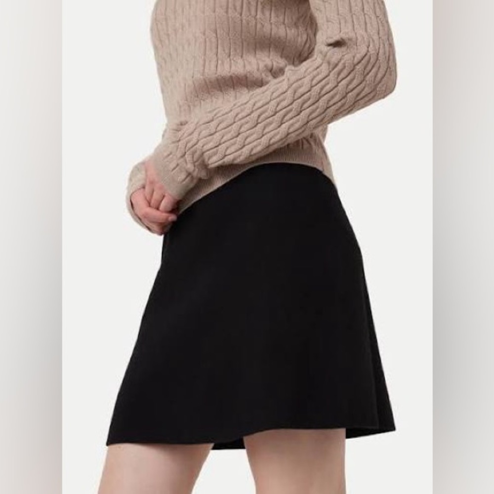 Frank & Oak Black Mini Skirt